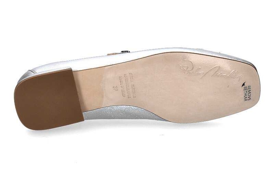 Ballet Flats | Pedro Miralles Pedro Miralles Ballerina Nappa Metal- Plata/Silber