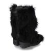 Fur Boots | Diavolezza Diavolezza Fur Boots Fox Black Swarovski