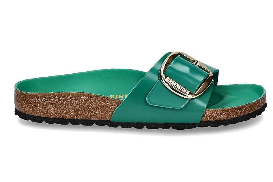 Mules | Birkenstock Birkenstock Mules Madrid Schmal Big Buckle- Digital Green