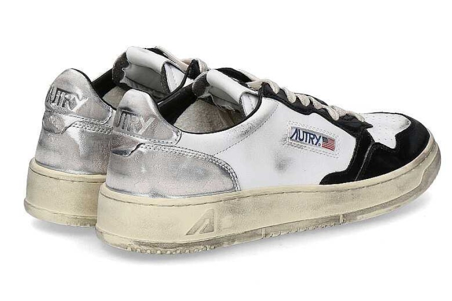 Sneakers | Autry Autry Sneaker Vintage White Black Silver Sv11