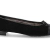 Warm Lining | Brunate Brunate Ballerina Lined Pia Nappa Nero Camoscio Nero