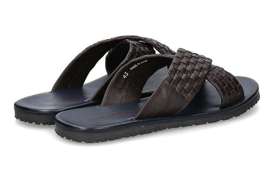 Sandals | Emozioni Emozioni Mule Leather Dark Brown