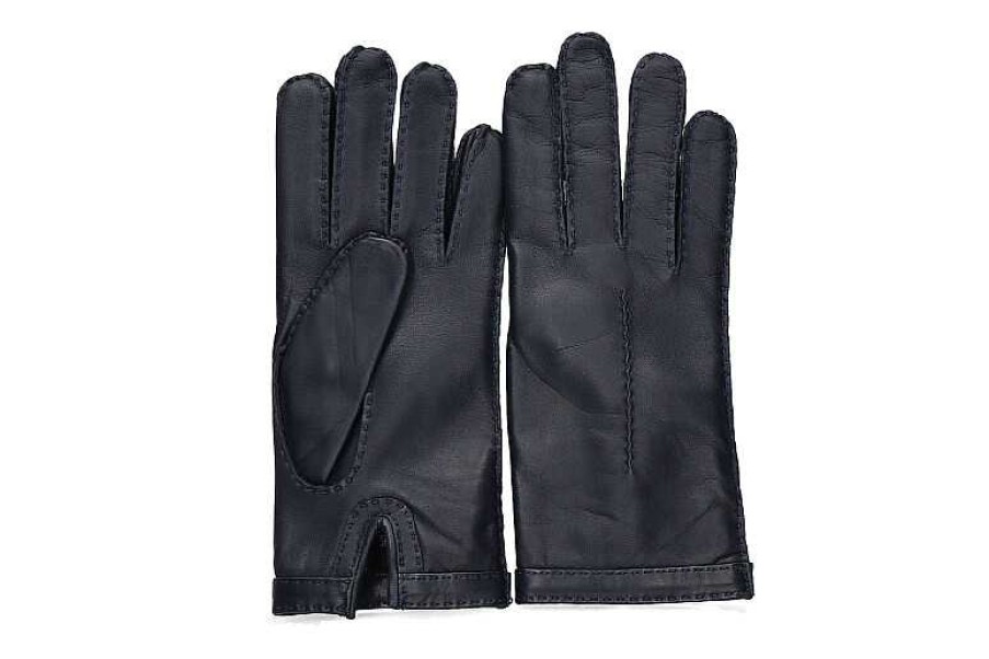 Golf Gloves | Restelli Restelli Women'S Leather Gloves 23 Capra- Dunkelblau