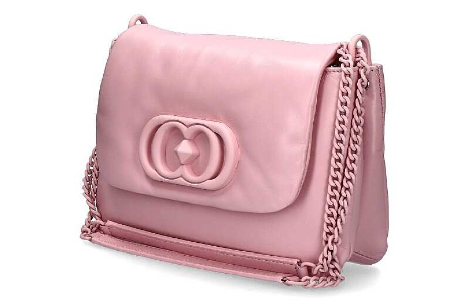 Hand Bags | La Carrie La Carrie Shoulder Bag Deccan Giselle Leather Pink