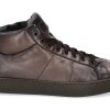 Sneakers | Santoni Santoni High Top Sneaker Nappa Brown