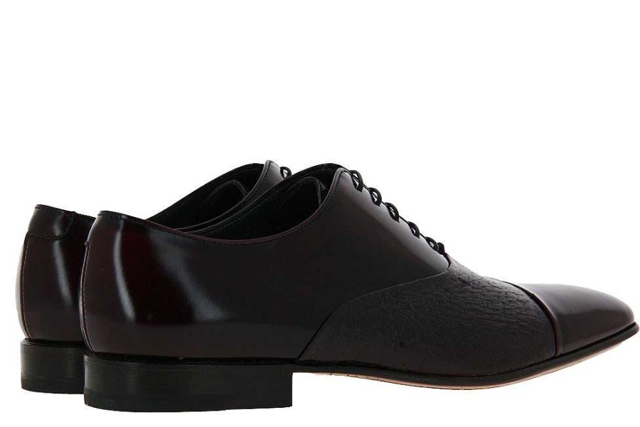 Oxfords | Moreschi Moreschi Lace-Up Digione Burgundy Pecc/Calf