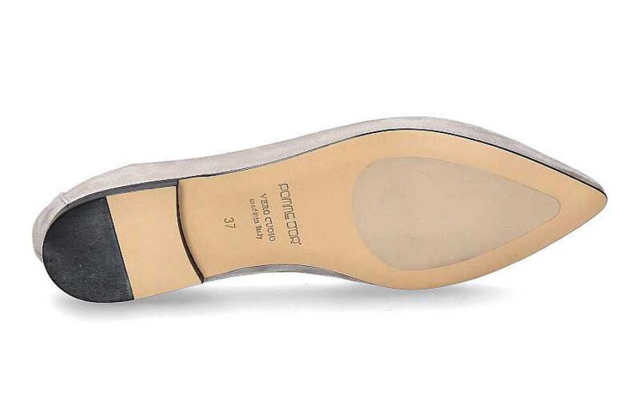 Flats | Pomme D'Or Pomme D'Or Slipper Grace Camoscio- Warm Grey