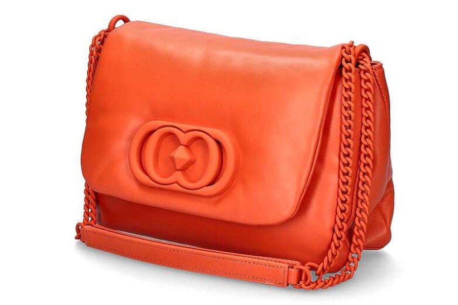 Hand Bags | La Carrie La Carrie Shoulder Bag Deccan Giselle Leather Orange