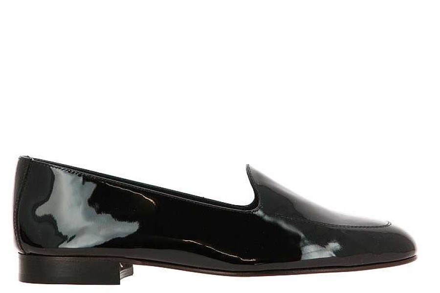 Flats | ScarpaRossa Scarparossa Slipper Benito Vernice Nero