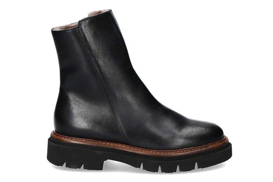 Warm Lining | Luca Grossi Luca Grossi Ankle Boots Lined Capri Nero