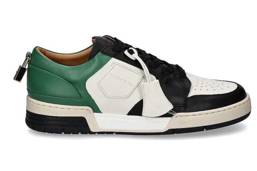 Sneakers | Buscemi Buscemi Sneaker Air Jon Low Vitello Black Green