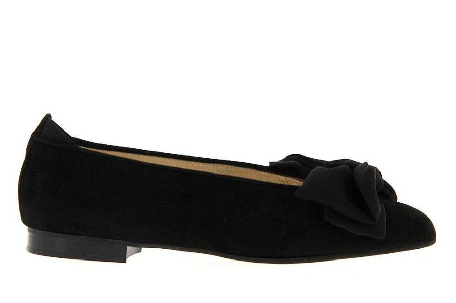 Ballet Flats | ScarpaRossa Scarparossa Ballerina Camoscio Fiocco Seta Nero