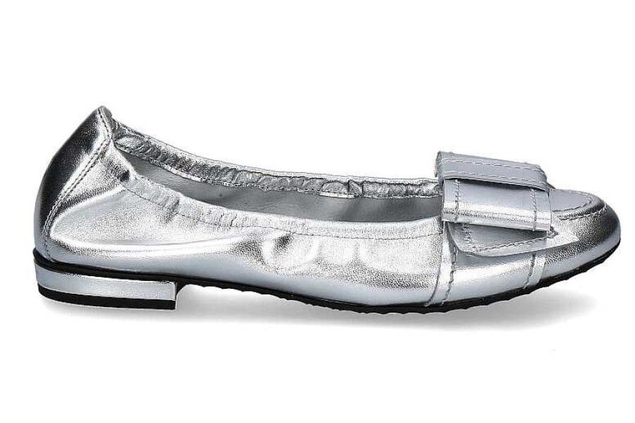 Ballet Flats | Kennel und Schmenger Kennel & Schmenger Ballerina Malu Nappa- Silver