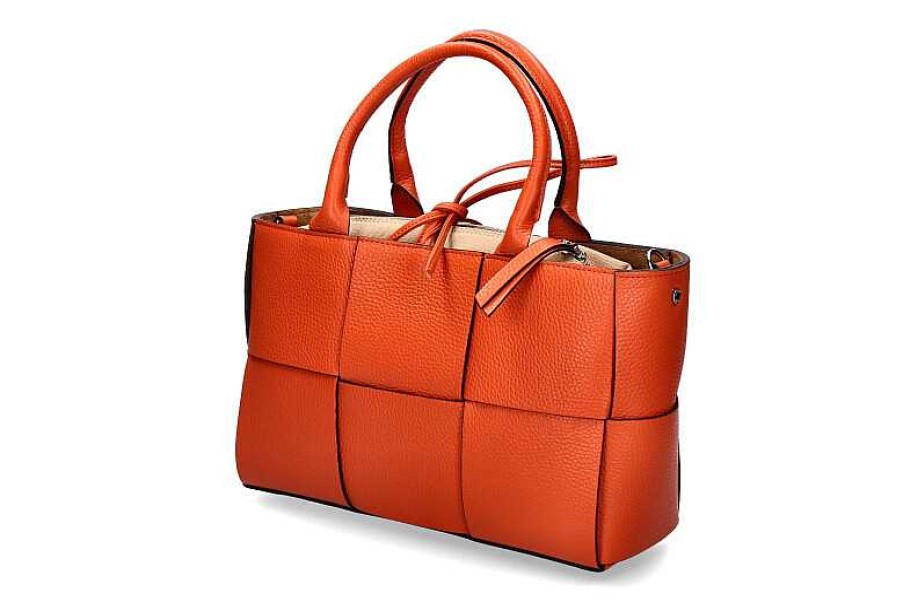 Hand Bags | Carol J. Carol J. Handbag By Gianni Notaro 523 Orange