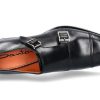 Oxfords | Santoni Santoni Monk Leather Nero