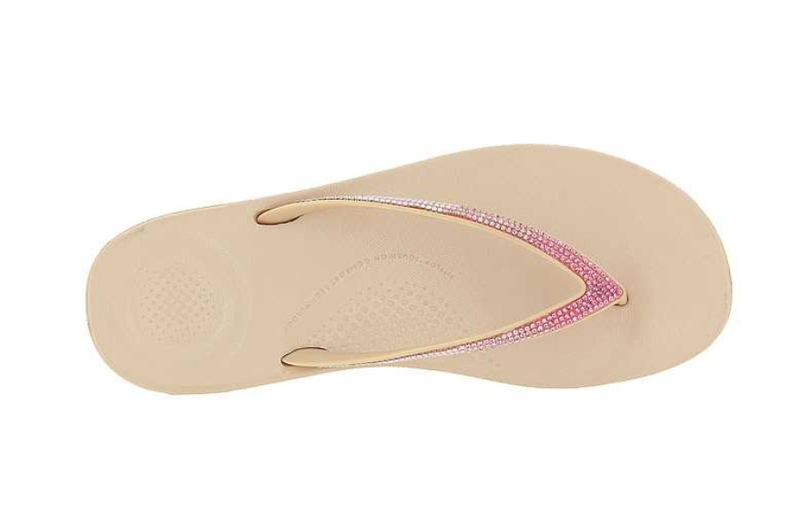 Sandals | Fitflop Fitflop Sandals Iqushion Ombre Sparkle Beige