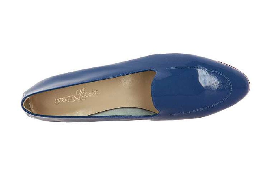 Flats | ScarpaRossa Scarparossa Slipper Benito Vernice Avio