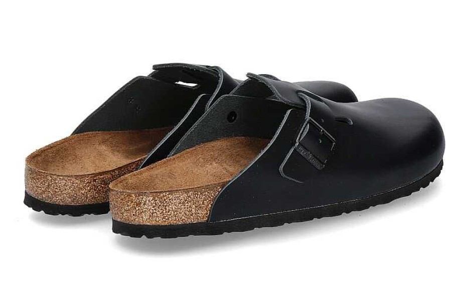 House Slippers | Birkenstock Birkenstock Clogs Boston Schmal Naturleder Black