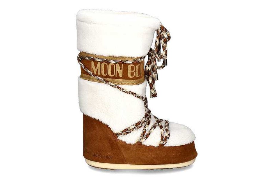 Warm Lining | Moon Boot Moon Boot Snow Boot Warm Lining Icon Shearling Whisky Off White