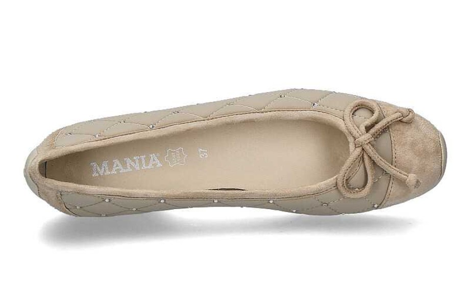 Ballet Flats | Mania Mania Ballerina Camoscio Mango 245- Beige