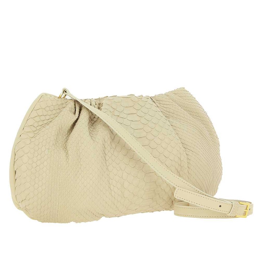 Hand Bags | Silvano Biagini Silvano Biagini Clutch Pitone Beige