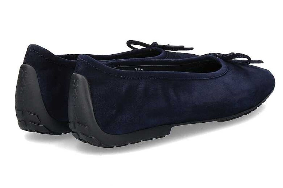 Ballet Flats | Mania Mania Ballerina Velur Blu