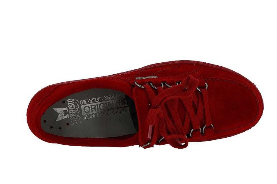 Lace-Up | Mephisto Mephisto Sneaker Lady Red Velours 9801