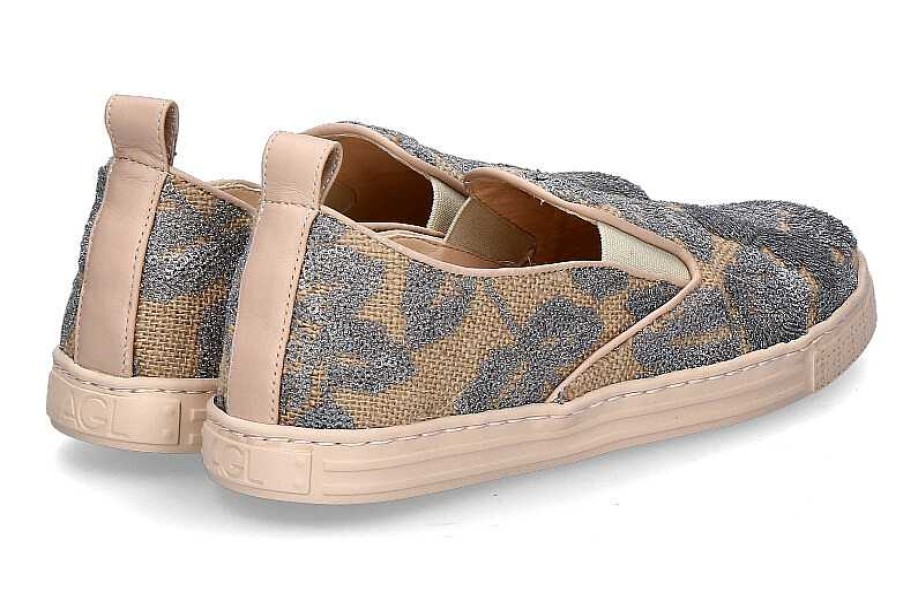 Flats | AGL Attilio Giusti Leombruni Attilio Giusti Leombruni Slip-On Gaia Glitter Ciano/Ghibli