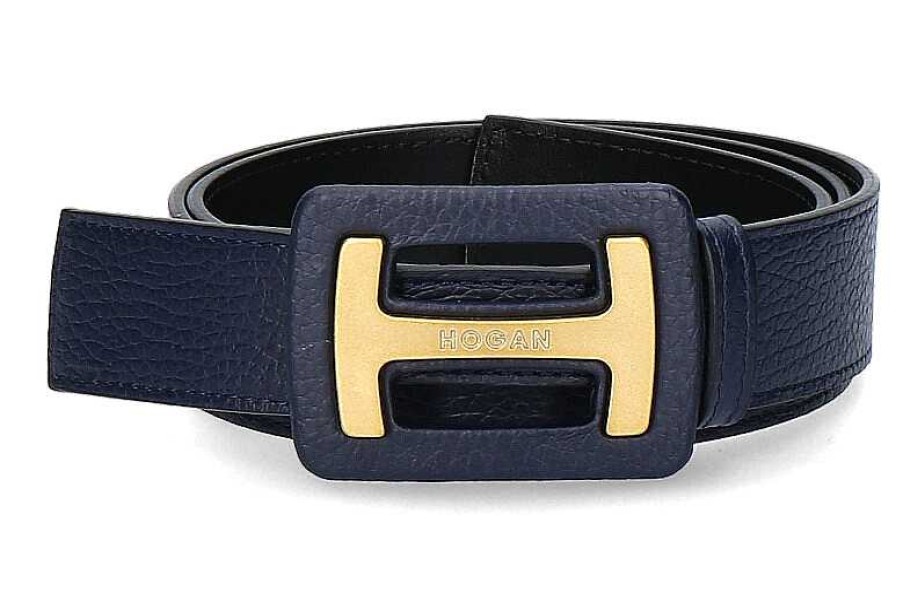 Belts | Hogan Hogan Belt Cintura Mm32 Blu