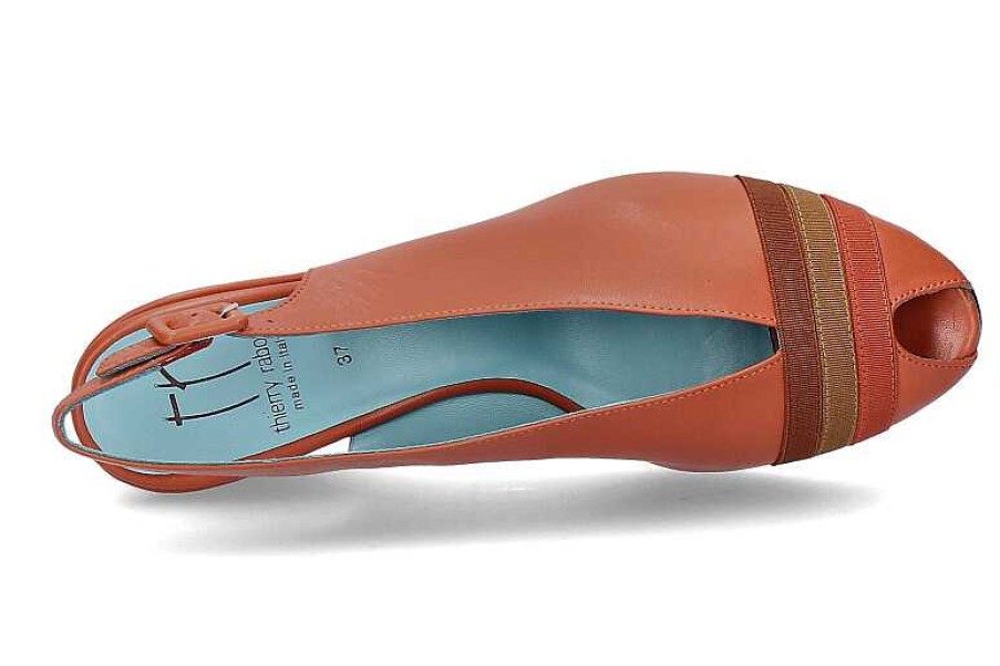 Sandals | Thierry Rabotin Thierry Rabotin Wedge Sandals Corki Nappa Orange