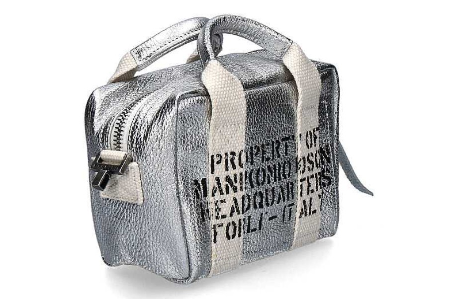 Hand Bags | Manikomio Manikomio Bag Piccola Icon- Silver