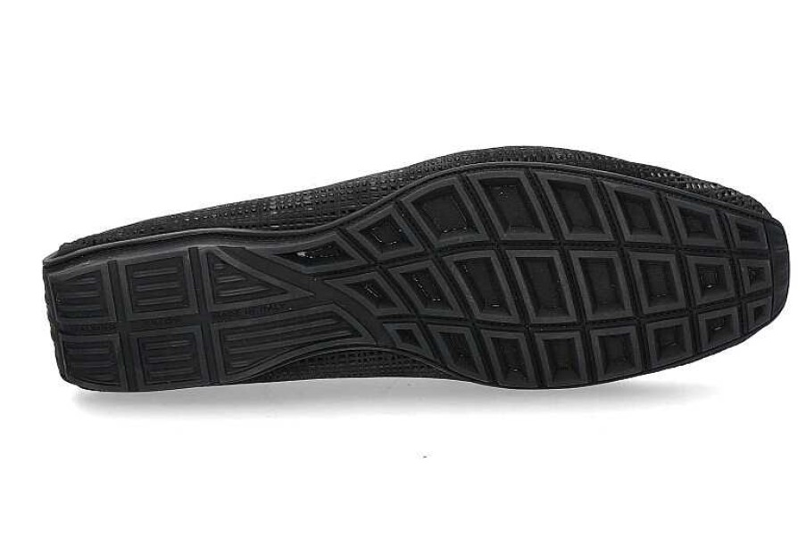 Moccasins | Aldo Brue Aldo Brue Moccasin Nabuk Soft Nero Acc