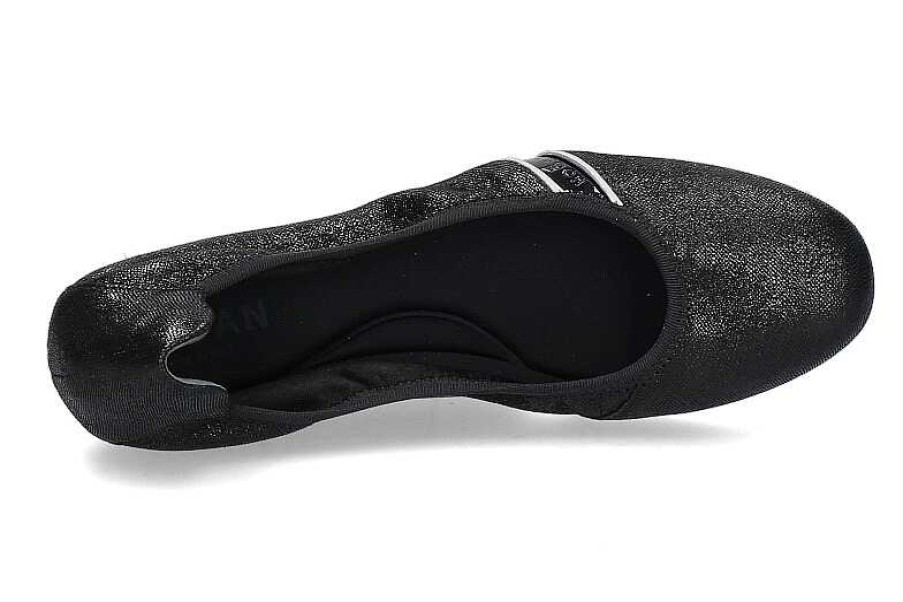 Ballet Flats | Hogan Hogan Ballerina Argento Nero Lucide