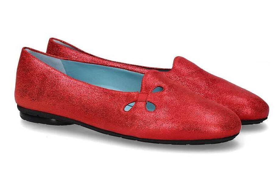 Flats | Thierry Rabotin Thierry Rabotin Ballerina Galia Etoile Flame Red