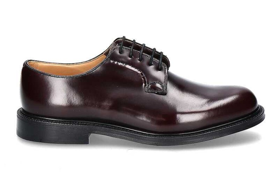 Oxfords | Church's Church'S Derby Shannon Polished Binder Burgundy