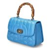 Hand Bags | La Carrie La Carrie Handbag Leather Sky