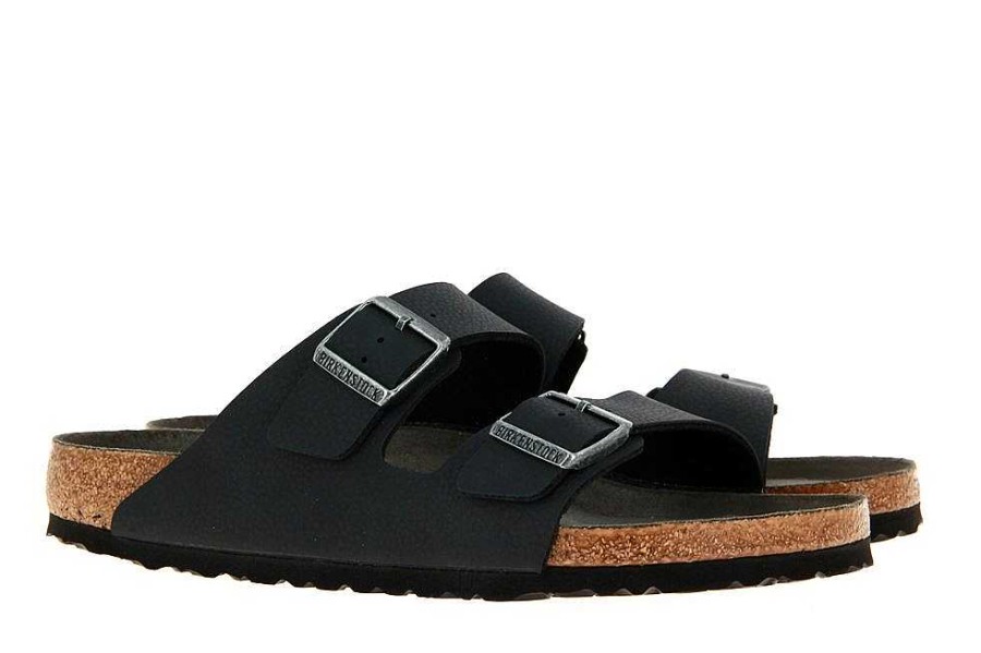 Sandals | Birkenstock Birkenstock Mules Arizona Normal Desert Soil Black