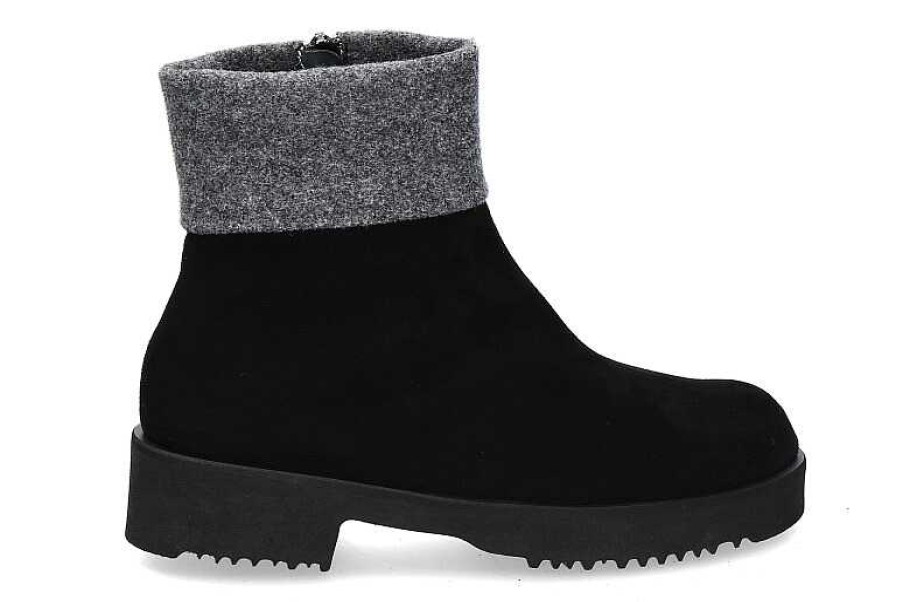 Ankle Boots | Thierry Rabotin Thierry Rabotin Ankle Boots Zarude Camoscio Puna -Schwarz/Grau