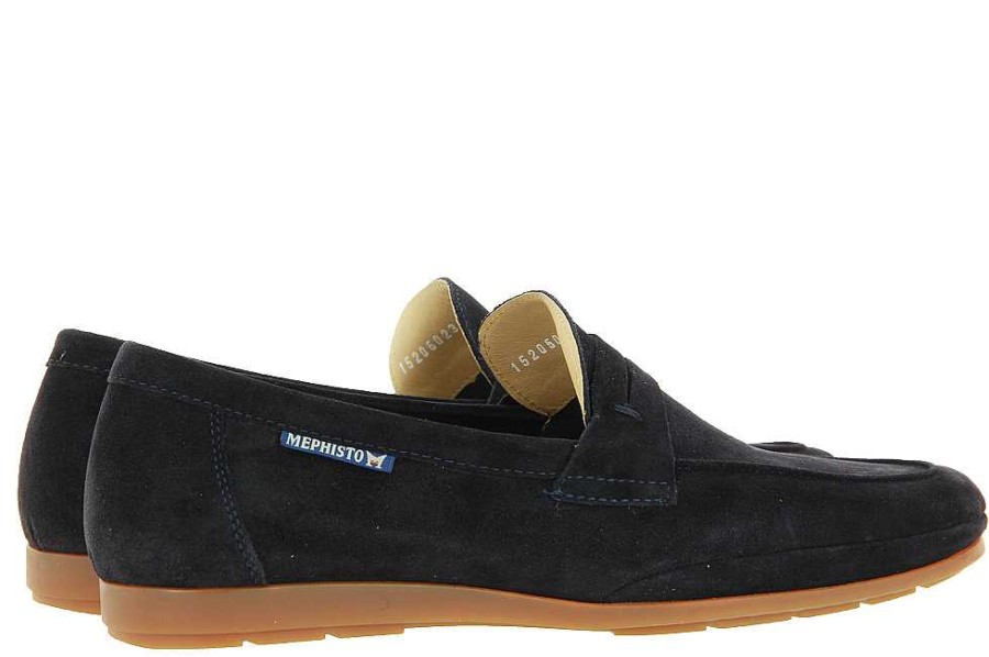 Moccasins | Mephisto Mephisto Slipper Alexis Velours Blue