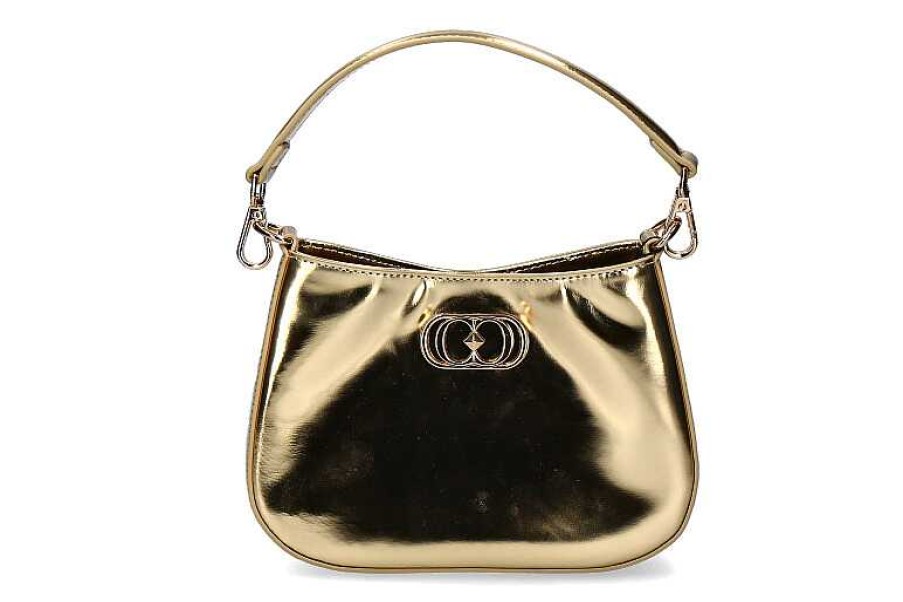 Hand Bags | La Carrie La Carrie Shoulder Bag Shiny Small Leather Gold