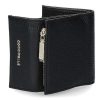 Wallets | Coccinelle Coccinelle Wallet Grain Leather Metallic Soft Noir