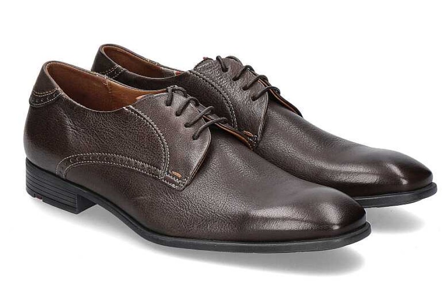 Oxfords | Lloyd Lloyd Lace-Up Dave Rover Calf Granit