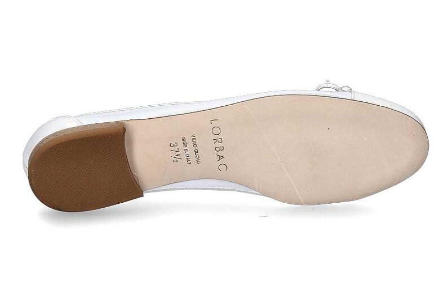 Ballet Flats | Lorbac Lorbac Ballerina Molly Vernice Nappa Bianco