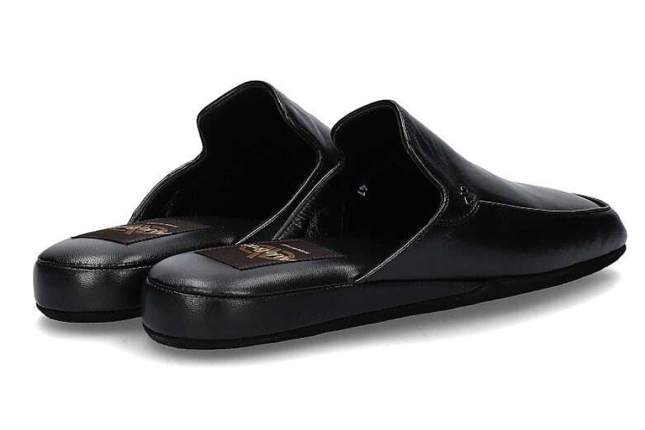 House Slippers | Aldo Brue Aldo Brue House Slipper Nappa Nero