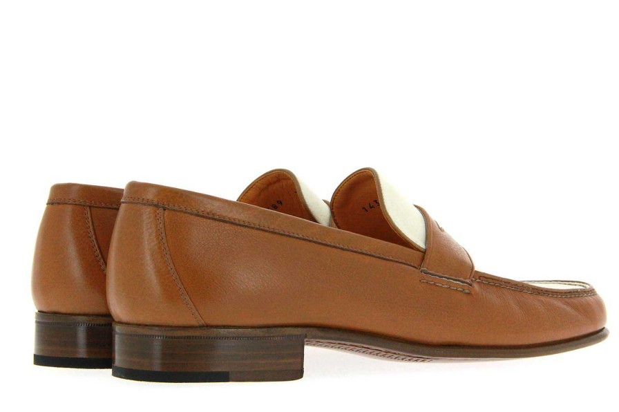 Moccasins | Gravati Gravati Mokassin Brado Creme Cognac