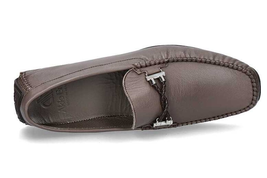 Moccasins | Aldo Brue Aldo Brue Moccasin Nappa Lux Nappa Leather Taupe