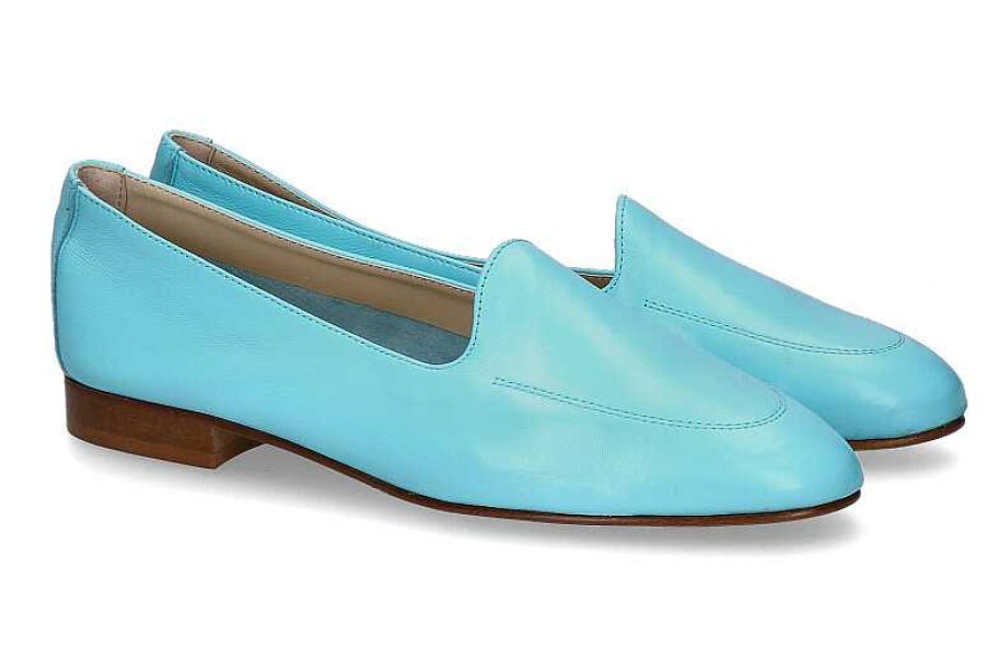 Flats | ScarpaRossa Scarparossa Slipper Benito Glossy 283 Acqua