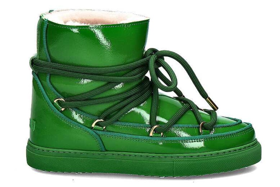 Warm Lining | Inuikii Inuikii Boots Lined Full Leather Naplack Green