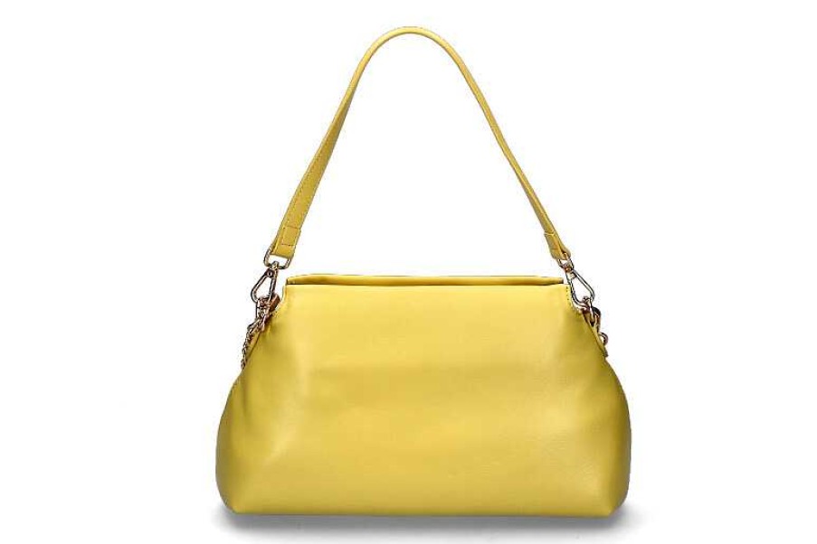 Hand Bags | La Carrie La Carrie Shoulder Bag The Eye Square Medium Leather Yellow