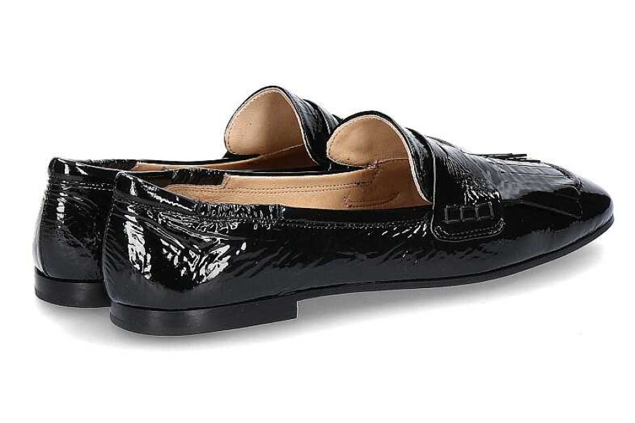 Flats | Pomme D'Or Pomme D' Or Slipper 0750 Naplack Nero- Schwarz